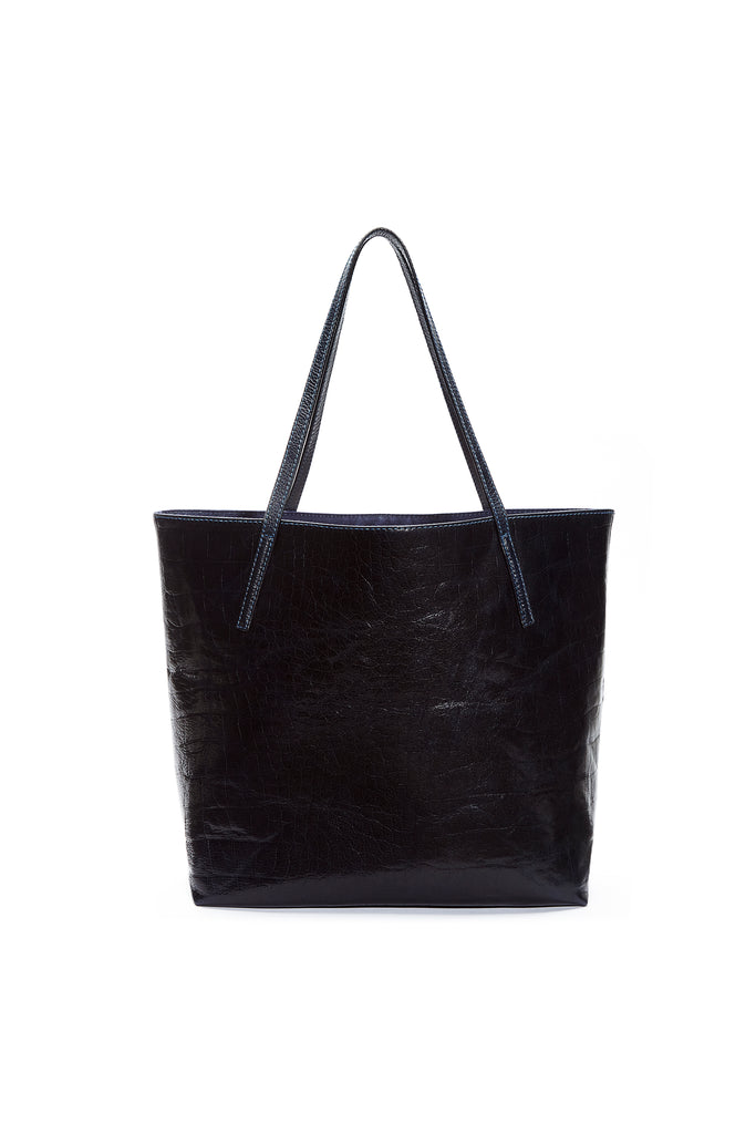 Basic Open Leather Tote - Campos Bags