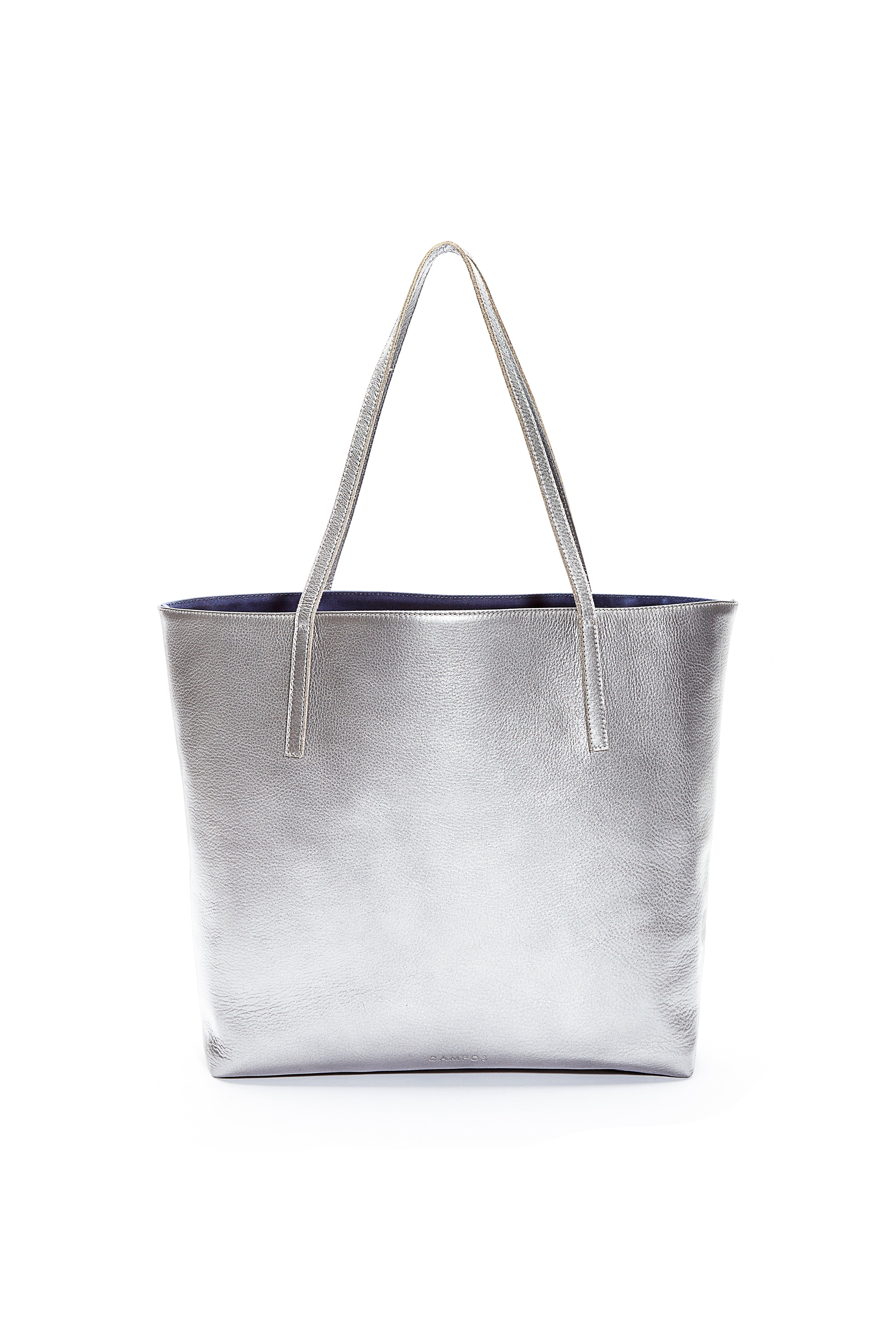 トートバッグ SILVER LEATHER SMALL TOTE BAG Marc Jacobs The Metallic Leather Small Tote Bag | Saks Fifth