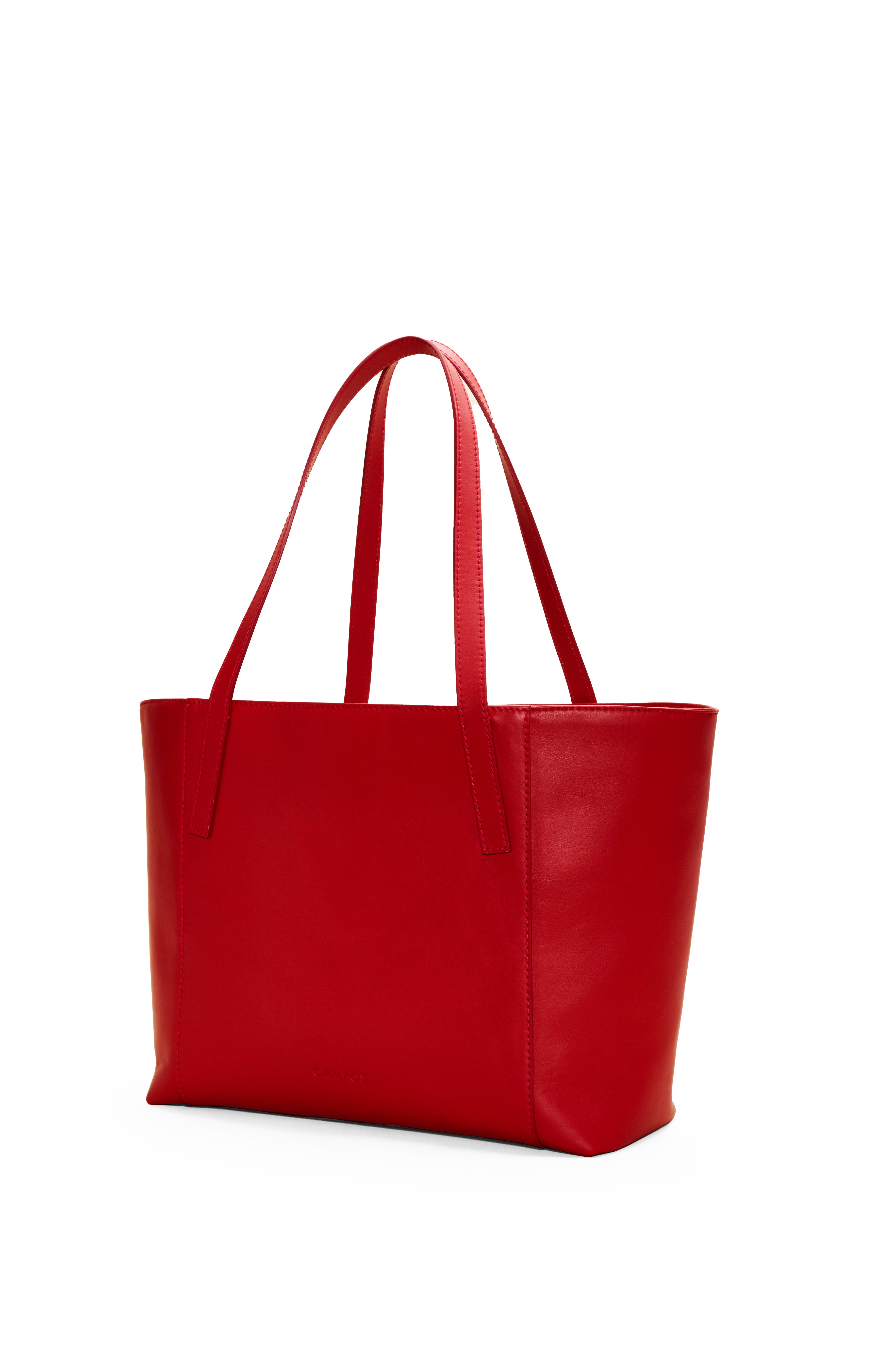 Handcrafted Leather Tote Bag - Open Duo Leather Tote