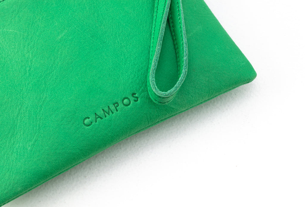 Classic Leather Wristlet - Campos Bags
