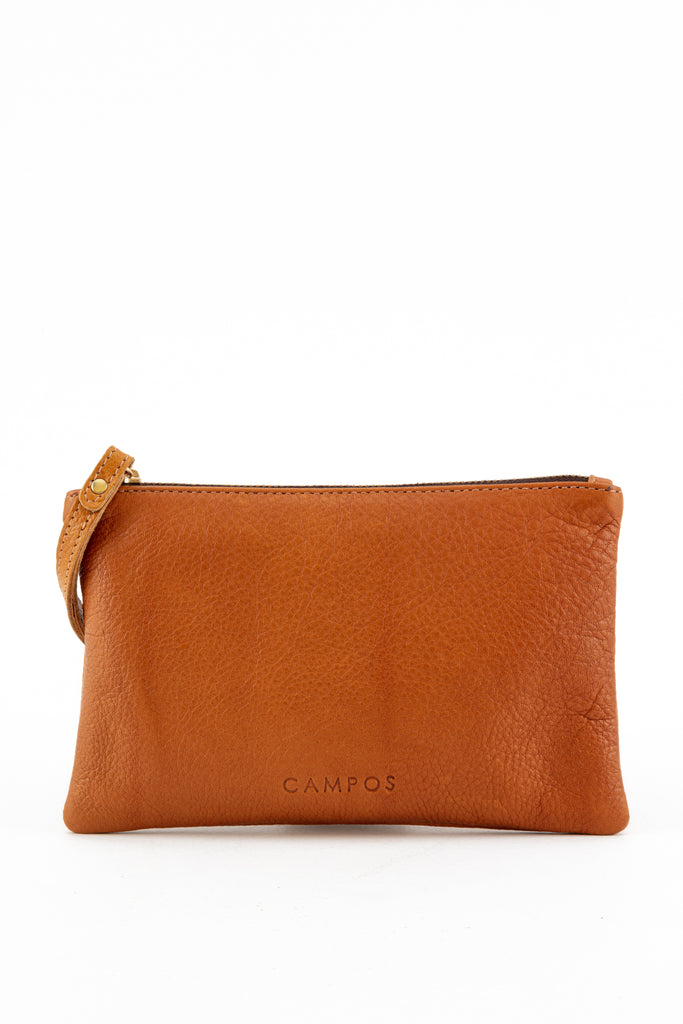 Classic Leather Wristlet - Campos Bags